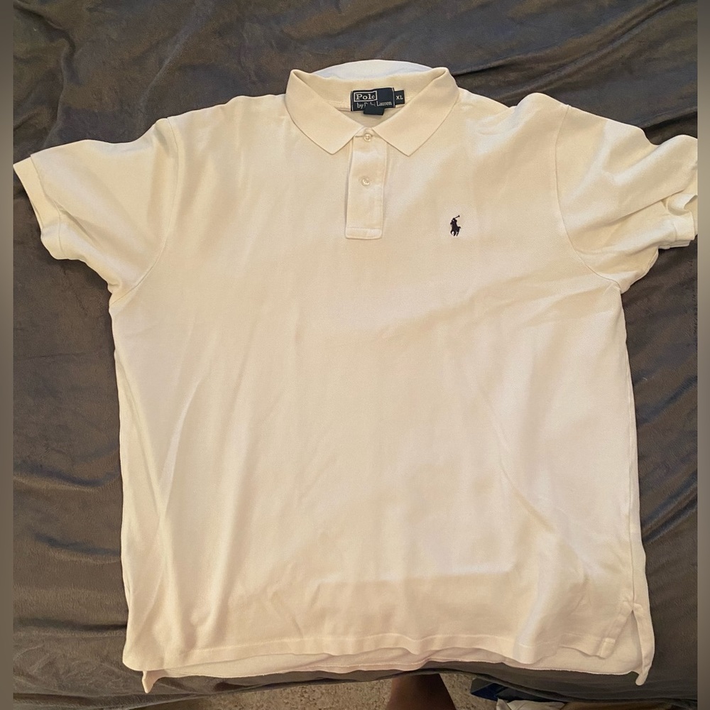 Polo by Ralph Lauren men’s XL white polo shirt